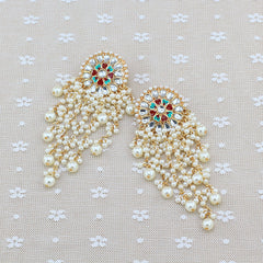Pearl Fringe Earrings