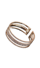 Gold LAYERed Diamante Bracelet