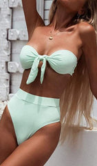 AQUA High Waist Bikini BOTTOM