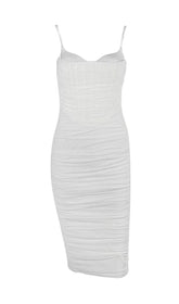 Mesh Corset Midi Dress