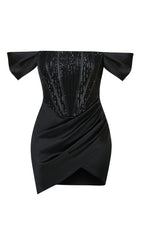 NADIA Off Shoulder Mini Dress