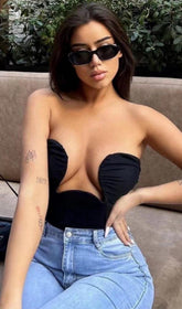 Wrap Breast Bandage Crop Top