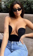 Wrap Breast Bandage Crop Top