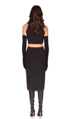 Jewelled Tentacle Two Piece In Black