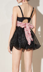 Black Bow One-Piece Swimsuit