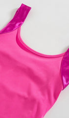 Pink Backless Midi Bandage Dress