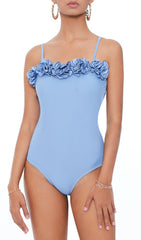 Floral Decor One Piece Swimsuit