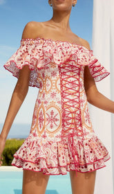 Corset Embroidered Dress