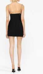 Bow-Detail Sleeveless Mini Dress