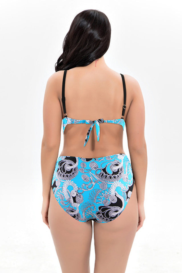 Plus Size Swimsuit Summer Two Pieces Bathing Suit