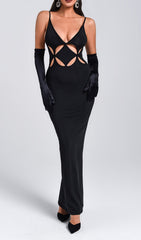 Reka Geometry Cutout Midi Dress