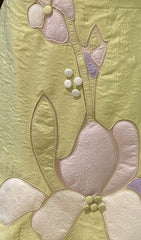 3D Flower Butterfly Sleeve Mini Dress In Mint