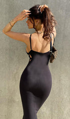 Reka Geometry Cutout Midi Dress