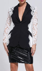 Lace Blazer Top