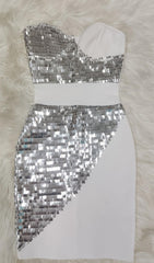 Sequin Mini Bandage Dress