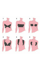 Black 5M Invisible Bra BOOB TAPE