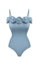 Floral Decor One Piece Swimsuit