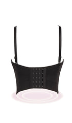 Black FeaTher Corset Top