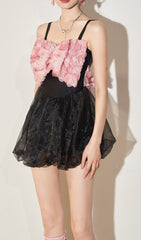 Black Bow One-Piece Swimsuit