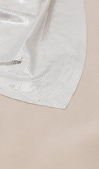 Sequin Asymmetric Bandage Mini Dress