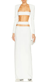 White Two Pieces Bandage Set