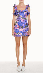 High Tide Frilled Mini Dress