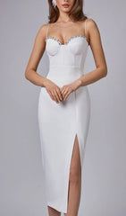 Strappy Slim Midi Dress