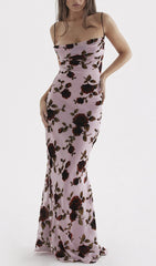 Pink DEVORE Maxi Dress