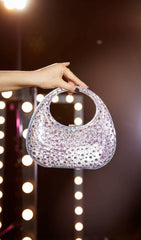 Clear EmbelliShed Bag In Blue