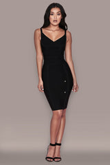 Bandage Mini Dress - Orange