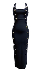 BUCKLE Bandage Maxi Dress In Black