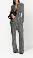 COLOURWAY BelteD Double-Breasted Blazer