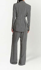 COLOURWAY BelteD Double-Breasted Blazer