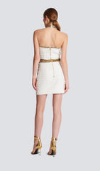 EmbelliShed Crop Two Piece Suit