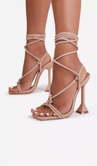 FISH MOutH Cross Strap High Heels