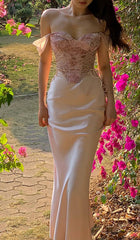 Floral Embroidery Lace UP Corset Top