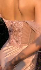 Floral Embroidery Lace UP Corset Top