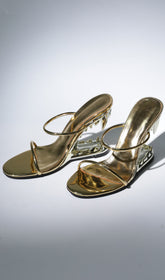 TIGeR TOOTH Cutout Heels In Gold