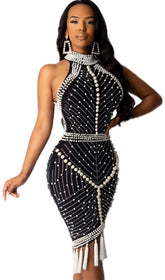 Sleeveless Bandage Dress "Sexy Halter"