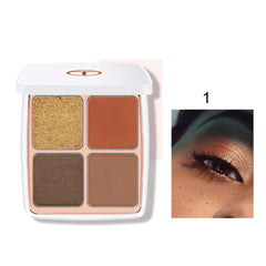 4 ColorS MATTe PearlESCENT Glitter FInE POWDER Eyeshadow