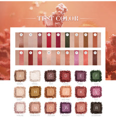 Glitter Shimmer Matte Smoky Eye Shadow 18 Colors