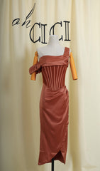 Rose Midi Corset Dress