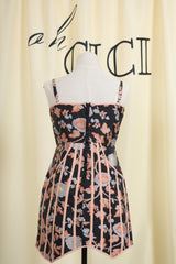 Floral Jacquard Mini Dress
