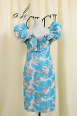 Jacquard Midi Bodycon Dress