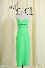 Green Midi Bandage Dress