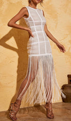 Bustler Fringed Midi Dress