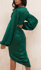 LATeRN Sleeve Pleated Two-Piece Suit