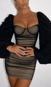 Long Sleeve WrapPed Breast Skirt
