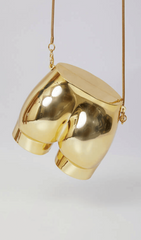 Acrylic BUTT Bag In Gold