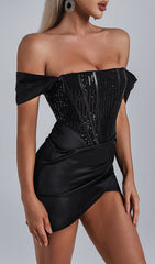 NADIA Off Shoulder Mini Dress